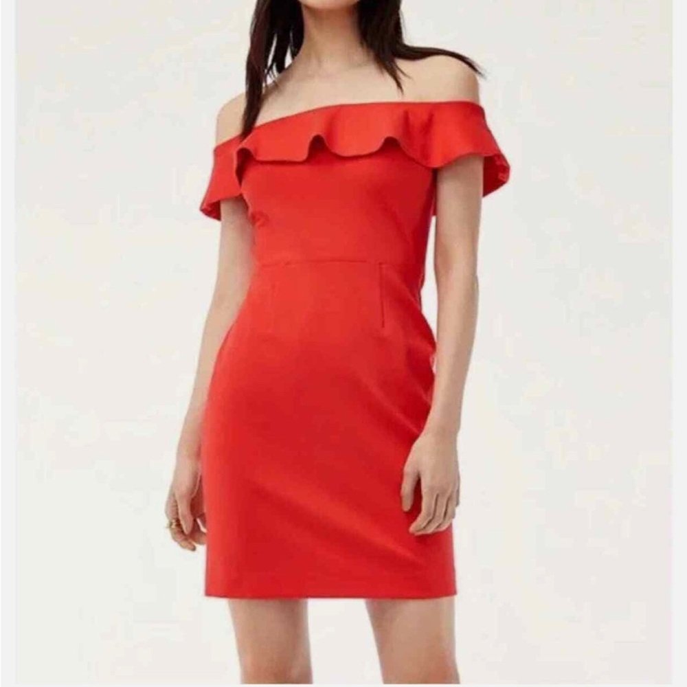 Aritzia Babaton Emry Flame Scarlett red dress, size 4